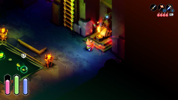 Przejdźcie przez wodę wyrastającą częścią statuy, a następnie skręćcie w prawo - Tunic: Magiczna kula - jak znaleźć? - Tunic - poradnik do gry