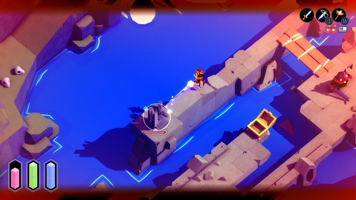 To coś w rodzaju mikrowieżyczki oblężniczej, która uruchamia się, kiedy tylko do niej podejdziecie - Tunic: Przeciwnicy - lista wszystkich - Tunic - poradnik do gry