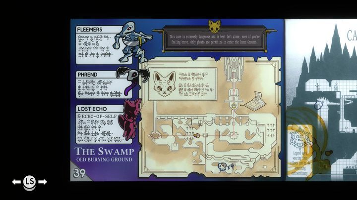 Bagno stare cmentarzysko (mapa powyżej) to ostatnia główna lokacja, do której trafiamy w grze - Tunic: Bagno - stare cmentarzysko (The Swamp Old Burying Ground) - jak przejść? - Tunic - poradnik do gry