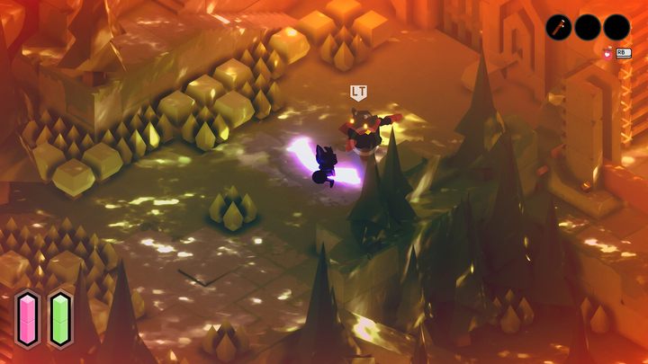 Na swojej drodze znajdziecie takie przedmioty jak różdżka czy magiczny sztylet, które umożliwią Wam walkę iście czarodziejską - mowa chociażby o dystansowych pociskach czy atakach z wykorzystaniem efektów kontroli tłumu (jak chociażby chwilowe unieruchomienie oponenta) - Tunic: Walka - Tunic - poradnik do gry