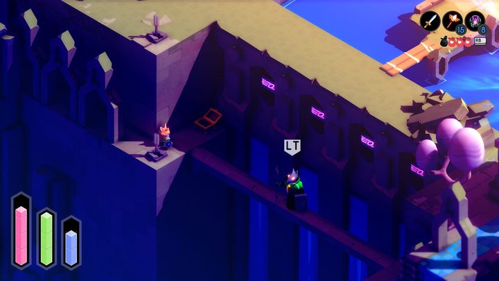 Jak już wspominaliśmy, eksploracja i zaglądanie w każdy zakamarek to podstawa, ale czasem po prostu nie dacie rady dostać się do jakiegoś miejsca, bo być może aktualnie nie posiadacie potrzebnego przedmiotu czy umiejętności albo nie uruchomiliście konkretnej dźwigni - Tunic: Porady na start - Tunic - poradnik do gry