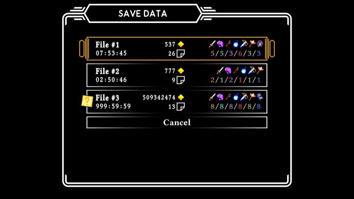 Pod koniec zabawy w menu z dostępnymi zapisami gry pojawi się tajemniczy zapis z ogromną liczbą godzin, wymaksowanymi statystykami itp - Tunic: Zapis stanu gry - Tunic - poradnik do gry