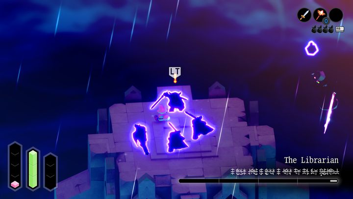 Zdecydowanie najciężej walczy się z Bibliotekarzem w momentach, kiedy przywołuje on grupy Podlców bądź Swojaków - Tunic: Bibliotekarz (The Librarian) - boss, jak pokonać? - Tunic - poradnik do gry