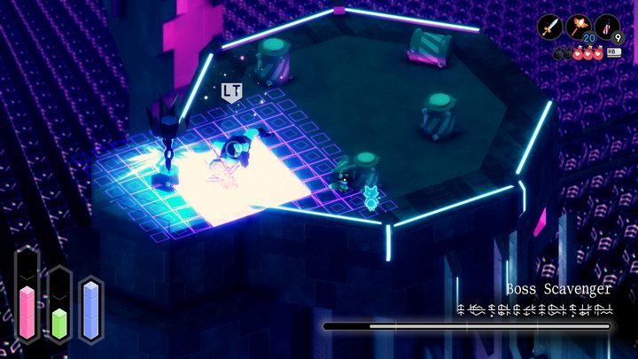 Tym razem pora na stoczenie walki dość pasywnej, długiej, opartej na twardej defensywie i sporadycznych kontrach - Tunic: Przywódczyni zbieraczy (Boss Scavenger) - boss, jak pokonać? - Tunic - poradnik do gry