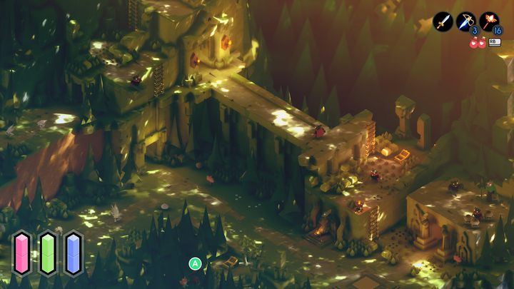 We Wschodnim lesie pojawiają się tak naprawdę pierwsze poważne wyzwania mechaniczne w grze Tunic - Tunic: Wschodni las (East Forest) - jak przejść? - Tunic - poradnik do gry