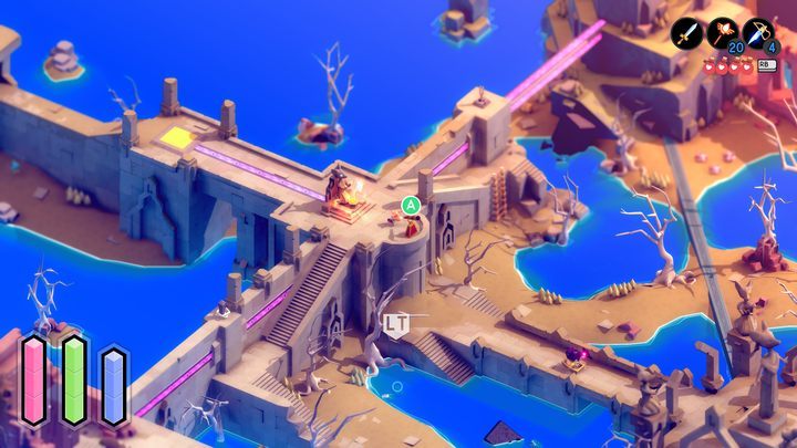 Zniszczony atol może pochwalić się całym wachlarzem przeciwników - Tunic: Zniszczony atol (The Ruined Atoll) - jak przejść? - Tunic - poradnik do gry