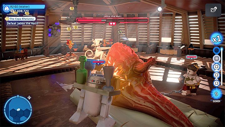 Jabba the Hutt to drugi boss opisywanego etapu - LEGO Skywalker Saga: Jabba the Hutt - boss, jak pokonać? - LEGO Skywalker Saga - poradnik do gry