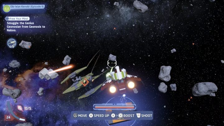 Skorzystajcie z szybkiej podróży i wybierzcie przestrzeń lokalną planety Naboo jako destynację - LEGO Skywalker Saga: Uwolnij swój umysł (Free Your Mind) - solucja, opis przejścia - LEGO Skywalker Saga - poradnik do gry