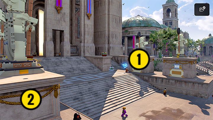 Rodzaj znajdźki: Łamigłówka - Klocek Kyber - LEGO Skywalker Saga: Theed - lista wszystkich łamigłówek (cz. 2) - LEGO Skywalker Saga - poradnik do gry