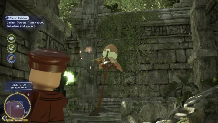 Na koniec odwiedźcie Wielką Świątynię na Yavinie 4 i poszukajcie kwiatów na długiej łodydze - LEGO Skywalker Saga: Kolekcjonowanie kwiatów (Flower Fetcher) - solucja, opis przejścia - LEGO Skywalker Saga - poradnik do gry