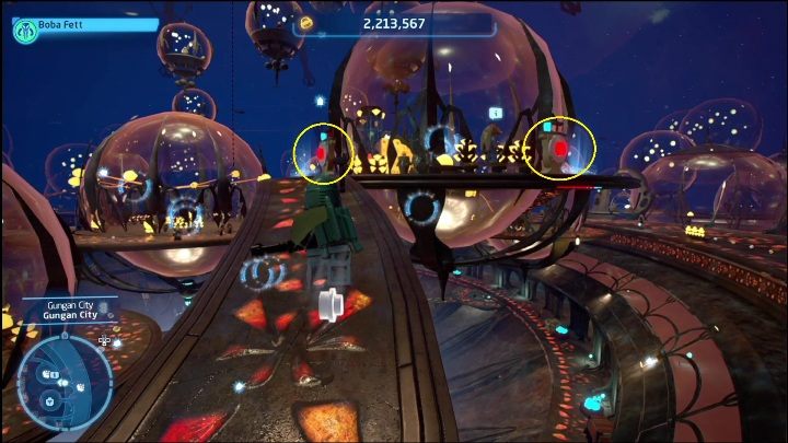 Dotarcie do tego klocka Kyber wymaga rozwiązania zagadki - LEGO Skywalker Saga: Jezioro Paonga - lista wszystkich łamigłówek - LEGO Skywalker Saga - poradnik do gry