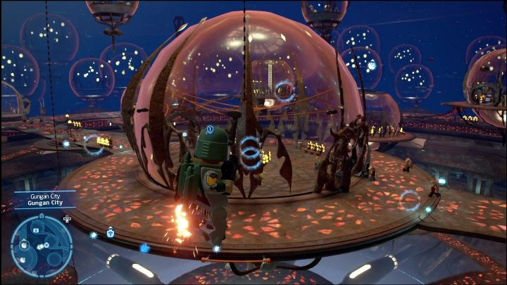 Dostanie się do tego klocka Kyber wymaga wcześniejszego wykonania kilku zadań - LEGO Skywalker Saga: Jezioro Paonga - lista wszystkich łamigłówek - LEGO Skywalker Saga - poradnik do gry