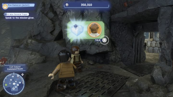 Porozmawiajcie ze zleceniodawcą i przyjmijcie zadanie - LEGO Skywalker Saga: To było kilka pułapek (It Was Several Traps) - solucja, opis przejścia - LEGO Skywalker Saga - poradnik do gry