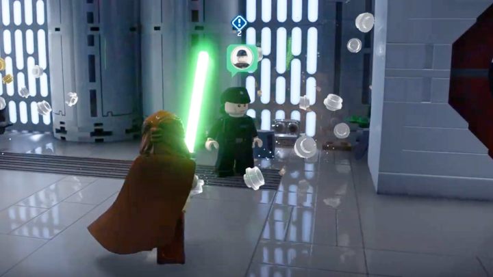 Porozmawiajcie ze zleceniodawcą i przyjmijcie zadanie - LEGO Skywalker Saga: Gawęda o Gwieździe Śmierci (Death Star story) - solucja, opis przejścia - LEGO Skywalker Saga - poradnik do gry