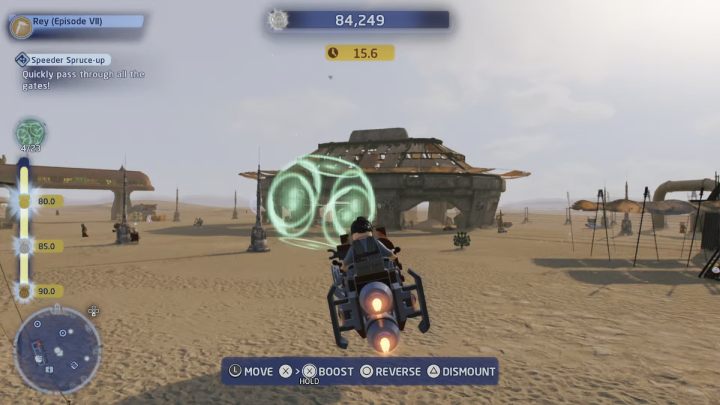 Przy wraku AT-AT znajdziecie rozrzucone klocki - LEGO Skywalker Saga: Jakku - próby, solucja, opis przejścia - LEGO Skywalker Saga - poradnik do gry