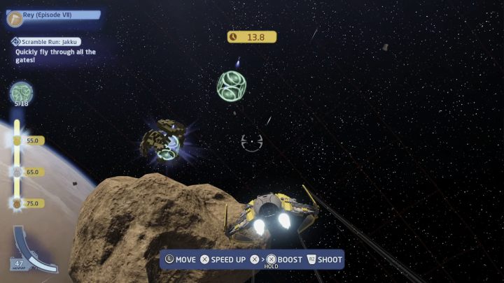 Próba polega na zaliczeniu wszystkich 18 bram w dowolnej kolejności - LEGO Skywalker Saga: Jakku - próby, solucja, opis przejścia - LEGO Skywalker Saga - poradnik do gry