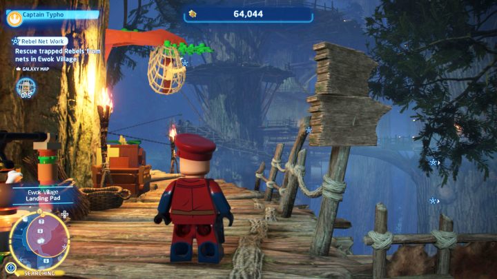 1 osoba wisi przy lądowisku - LEGO Skywalker Saga: Rebeliancka sieć (Rebel Net Work) - solucja, opis przejścia - LEGO Skywalker Saga - poradnik do gry