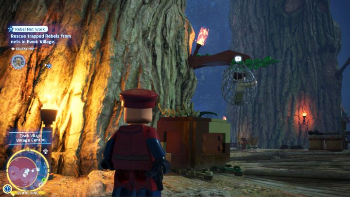 3 osoba wisi przy centrum wioski - LEGO Skywalker Saga: Rebeliancka sieć (Rebel Net Work) - solucja, opis przejścia - LEGO Skywalker Saga - poradnik do gry