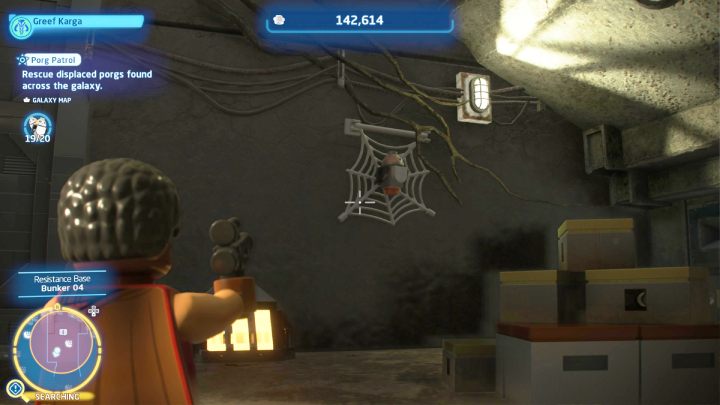 Porg znajduje się w bunkrze nr 4, na ścianie - LEGO Skywalker Saga: Porgowy patrol (Porg Patrol) - solucja, opis przejścia - LEGO Skywalker Saga - poradnik do gry