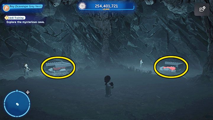 W drugiej zagadce widoczna będą dwa odbicia i będą one jednocześnie powtarzały Wasze ruchy - LEGO Skywalker Saga: Bliskie spotkania pierwszego Snokea (No Snoke Without Fire) - solucja, opis przejścia - LEGO Skywalker Saga - poradnik do gry