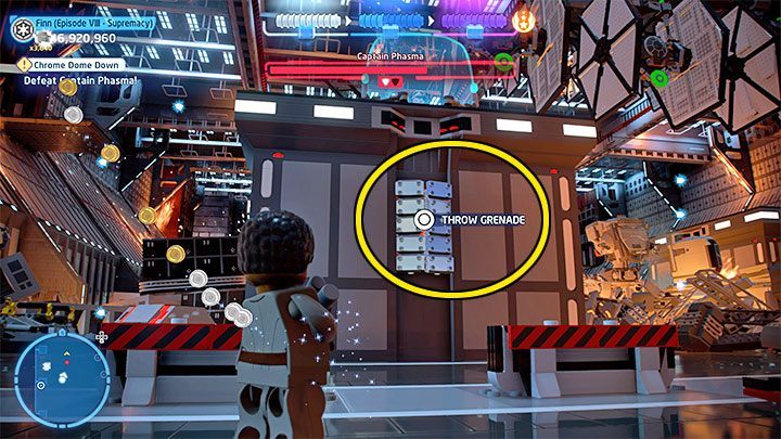 Pozbądźcie się operatora stacjonarnego działka - LEGO Skywalker Saga: Wielka puszka zgnieciona (Chrome Dome Down) - solucja, opis przejścia - LEGO Skywalker Saga - poradnik do gry