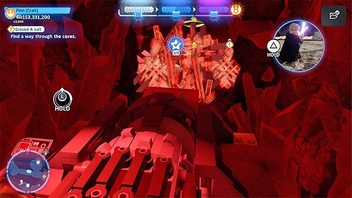 Poziom ten posiada 3 wyzwania - LEGO Skywalker Saga: Sól w oku Kylo (Ground A-salt) - solucja, opis przejścia - LEGO Skywalker Saga - poradnik do gry