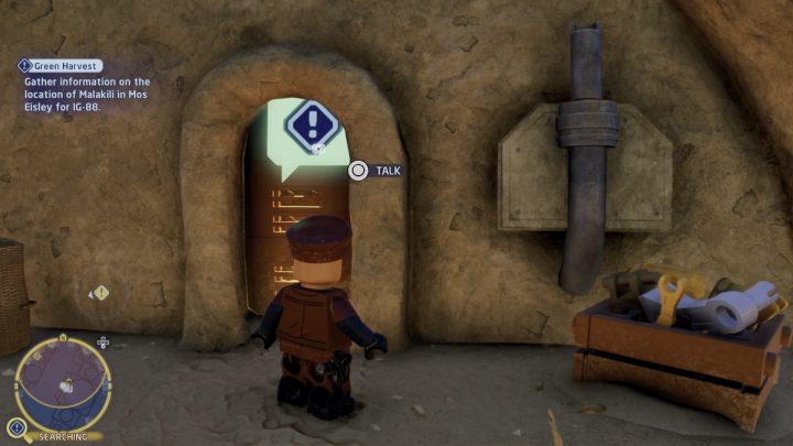 Gdy porozmawiacie z osobą z obsługi, zjawi się droid IG-88 - LEGO Skywalker Saga: Zielone zbiory (Green Harvest) - solucja, opis przejścia - LEGO Skywalker Saga - poradnik do gry