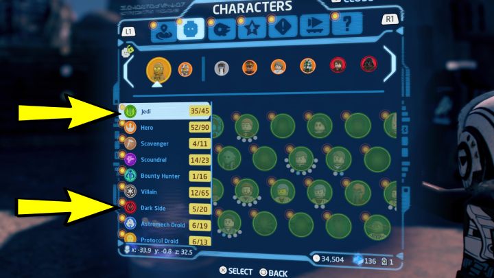 Moc Jedi jest dostępna sterując postacią typu Jedi lub z Ciemnej strony - LEGO Star Wars The Skywalker Saga: Moce Jedi - działanie - LEGO Skywalker Saga - poradnik do gry