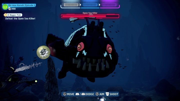 Tę część znajdziecie na samym początku ucieczki/walki z bossem - LEGO Skywalker Saga: Mroczne widmo - lista znajdziek i nagrody - LEGO Skywalker Saga - poradnik do gry