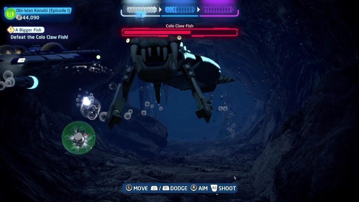 Ostatni element tego minizestawu zobaczycie pod koniec walki z bossem - LEGO Skywalker Saga: Mroczne widmo - lista znajdziek i nagrody - LEGO Skywalker Saga - poradnik do gry