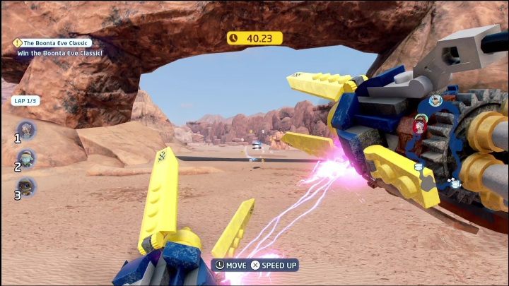 Ta część lewituje pomiędzy łukiem skalnym - LEGO Skywalker Saga: Mroczne widmo - lista znajdziek i nagrody - LEGO Skywalker Saga - poradnik do gry