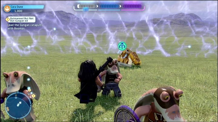 Do zdobycia tej części minizestawu potrzebujecie postaci z klasy Łowcy nagród - LEGO Skywalker Saga: Mroczne widmo - lista znajdziek i nagrody - LEGO Skywalker Saga - poradnik do gry