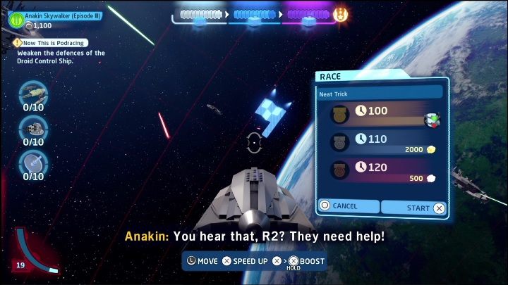 Tę część możecie zdobyć tylko w trybie swobodnym - LEGO Skywalker Saga: Mroczne widmo - lista znajdziek i nagrody - LEGO Skywalker Saga - poradnik do gry