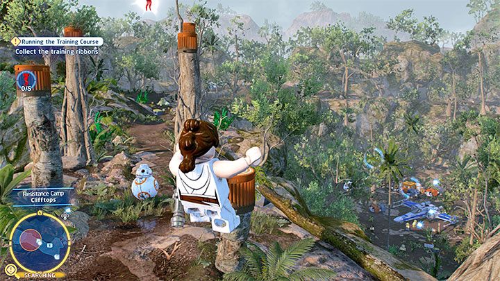 Po ukończeniu pierwszej misji fabularnej części IX znajdziecie się w obozie ruchu oporu (Resistance Camp) i grając jako Rey musicie zaliczyć tor przeszkód - LEGO Skywalker Saga: Teraz latają (They Fly Now) - solucja, opis przejścia - LEGO Skywalker Saga - poradnik do gry