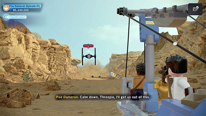 W pościgu będą też brali udział szturmowci odrzutowi (możecie ich dodatkowo ogłuszać prochem) oraz myśliwce TIE - LEGO Skywalker Saga: Teraz latają (They Fly Now) - solucja, opis przejścia - LEGO Skywalker Saga - poradnik do gry
