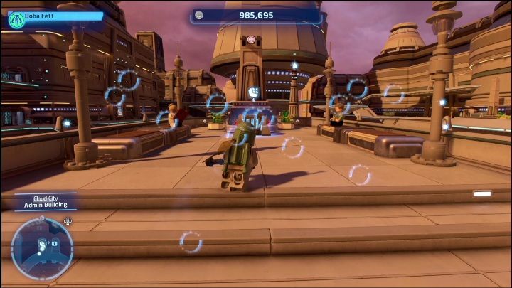 W centralnej części miasta leży klocek zamknięty w skrzyni - LEGO Skywalker Saga: Miasto w chmurach - lista wszystkich łamigłówek - LEGO Skywalker Saga - poradnik do gry