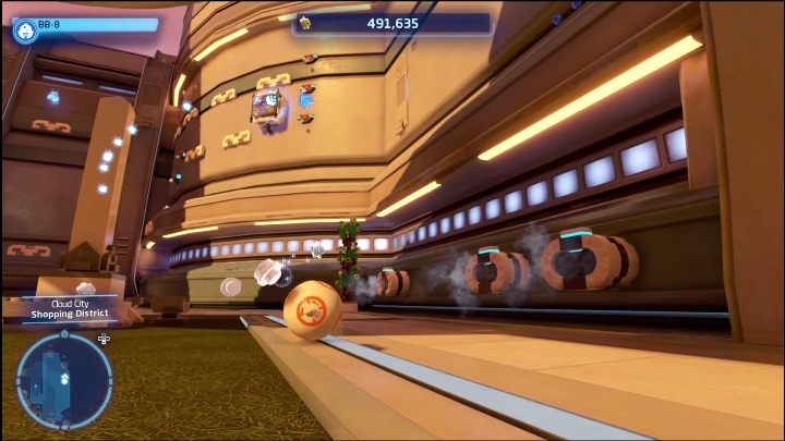 Kolejny klocek znajduje się na ścianie budynku położonego w północnej części Miasta w Chmurach - LEGO Skywalker Saga: Miasto w chmurach - lista wszystkich łamigłówek - LEGO Skywalker Saga - poradnik do gry