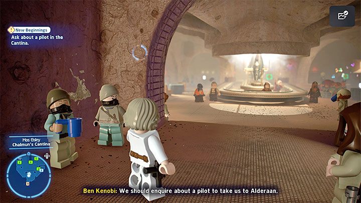 Sposób odblokowania: Użyj sztuczek Jedi, aby nakłonić 5 osób do jednoczesnej walki w kantynie - LEGO Skywalker Saga: Trofea/Osiągnięcia - lista wszystkich, poradnik trofeowy - LEGO Skywalker Saga - poradnik do gry