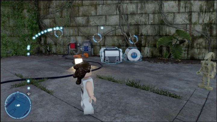 Ten klocek Kyber znajdziecie, gdy tylko wylądujecie na planecie - LEGO Skywalker Saga: Wielka Świątynia - lista wszystkich łamigłówek - LEGO Skywalker Saga - poradnik do gry