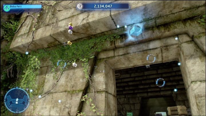 Klocek wisi nad jednym z wejść - LEGO Skywalker Saga: Wielka Świątynia - lista wszystkich łamigłówek - LEGO Skywalker Saga - poradnik do gry