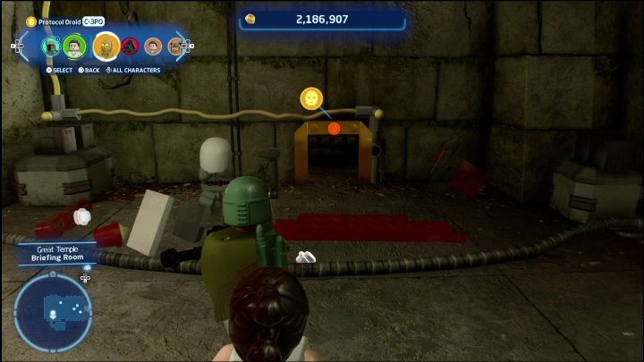 Aby zdobyć znajdźkę musicie włączyć film - LEGO Skywalker Saga: Wielka Świątynia - lista wszystkich łamigłówek - LEGO Skywalker Saga - poradnik do gry