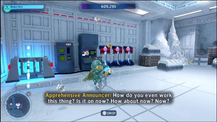 Skrzynia z klockiem otworzy się, gdy do mechanizmu obok włożycie 3 baterie - LEGO Skywalker Saga: Baza Echo - lista wszystkich łamigłówek - LEGO Skywalker Saga - poradnik do gry