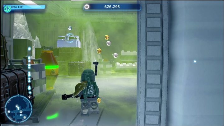 Ten klocek zamknięty został w skrzyni w pomieszczeniu z trującym gazem - LEGO Skywalker Saga: Baza Echo - lista wszystkich łamigłówek - LEGO Skywalker Saga - poradnik do gry