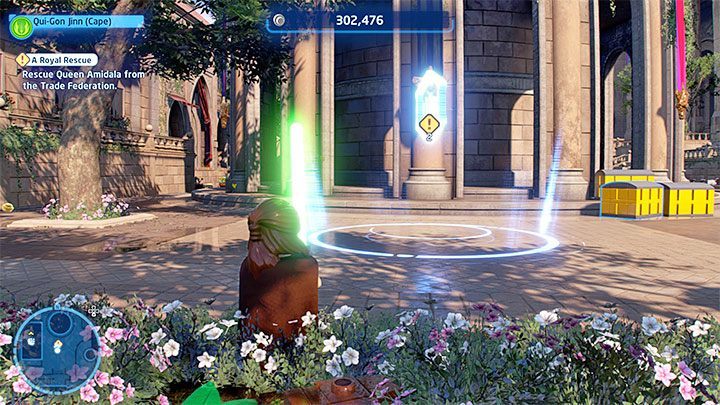 Po zaliczonej ucieczce przed morskimi potworami zmagania wznowicie w Theed na planecie Naboo - LEGO Skywalker Saga: Wyścig Boonta Classic (The Boonta Eve Classic) - solucja, opis przejścia - LEGO Skywalker Saga - poradnik do gry