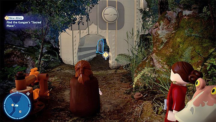 Zbudowanym obiektem będzie obrotowy mechanizm, którego użycie odblokuje nowe przejście (powyższy obrazek) - LEGO Skywalker Saga: Maul-y problem (Better Call Maul) - solucja, opis przejścia - LEGO Skywalker Saga - poradnik do gry