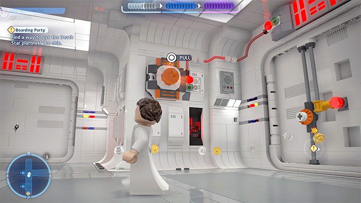 Bitwę zakończy pojawienia się Dartha Vadera, przy czym wznowicie od razu zmagania w nowym miejscu - LEGO Skywalker Saga: Ambasadorze, to abordaż (Boarding Party) - solucja, opis przejścia - LEGO Skywalker Saga - poradnik do gry