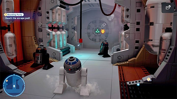 W przypadku wybrania ścieżki R2-D2 możecie dodatkowo przetestować skradanie się droidami - LEGO Skywalker Saga: Ambasadorze, to abordaż (Boarding Party) - solucja, opis przejścia - LEGO Skywalker Saga - poradnik do gry