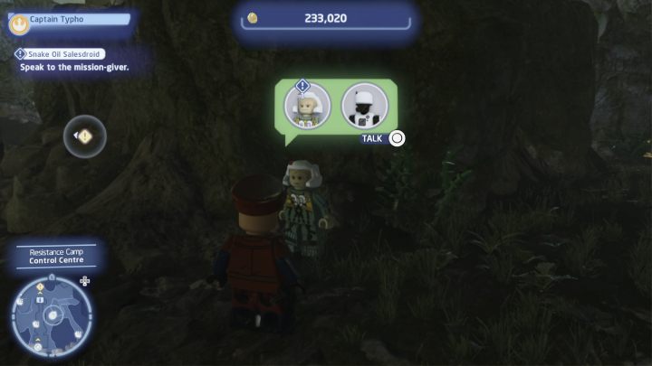 Porozmawiajcie ze zleceniodawcą w bazie ruchu oporu na planecie Ajan Kloss i przyjmijcie zadanie - LEGO Skywalker Saga: Droid detalista (Snake Oil Salesdroid) - solucja, opis przejścia - LEGO Skywalker Saga - poradnik do gry