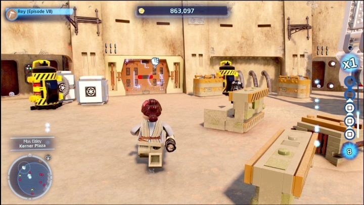 W hangarze pełnym wrogów jest klocek - LEGO Star Wars The Skywalker Saga: Mos Eisley - lista wszystkich łamigłówek - LEGO Skywalker Saga - poradnik do gry