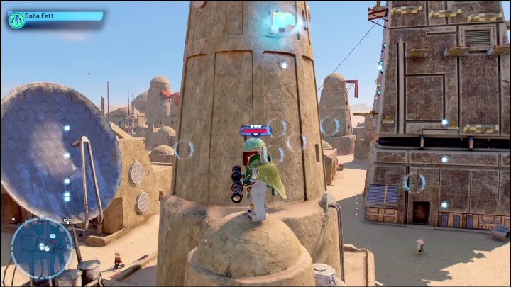 Tę znajdźkę zobaczycie na wieży - LEGO Star Wars The Skywalker Saga: Mos Eisley - lista wszystkich łamigłówek - LEGO Skywalker Saga - poradnik do gry